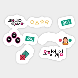 Squid Game Pattern Sticker